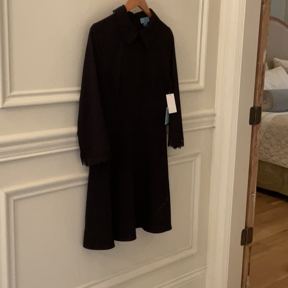 CeCe Black Long Sleeve Dress